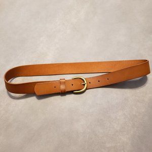 Light Brown Leather Belt Size Small